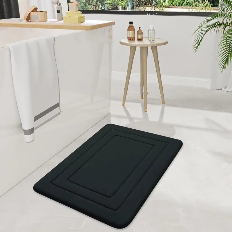 Absorbent Non-Slip Bath Mat | Comfortable Standing Pad for Living Room, Bedroom . 1-psc - Image 4