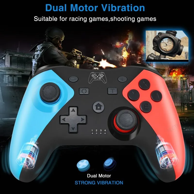 Wireless Bluetooth Controller for Nintendo Switch 2/Switch Pro Gamepad Compatible Switch Pro/Oled/Lite/PC/Android Joystick - Image 3