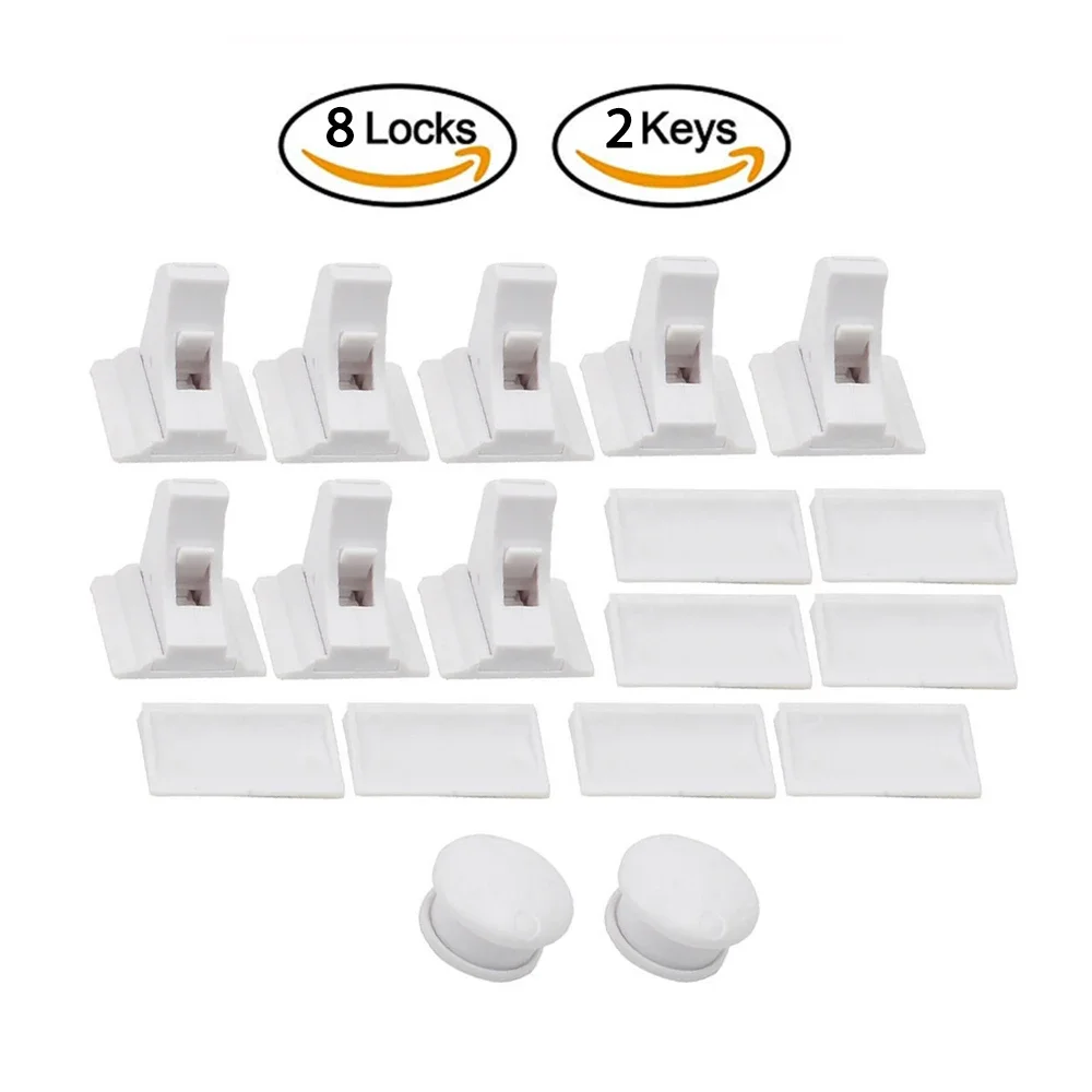 Magnetic Child Lock Children Protection Baby Safety Lock Drawer Latch Cabinet Door Lock Limiter Children Security Locks - Image 9