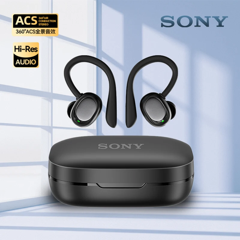 Original Sony SP180 True Wireless Headphones Bluetooth Earphones Ear-hook Headsets HiFi Sports Music Headset with Mic