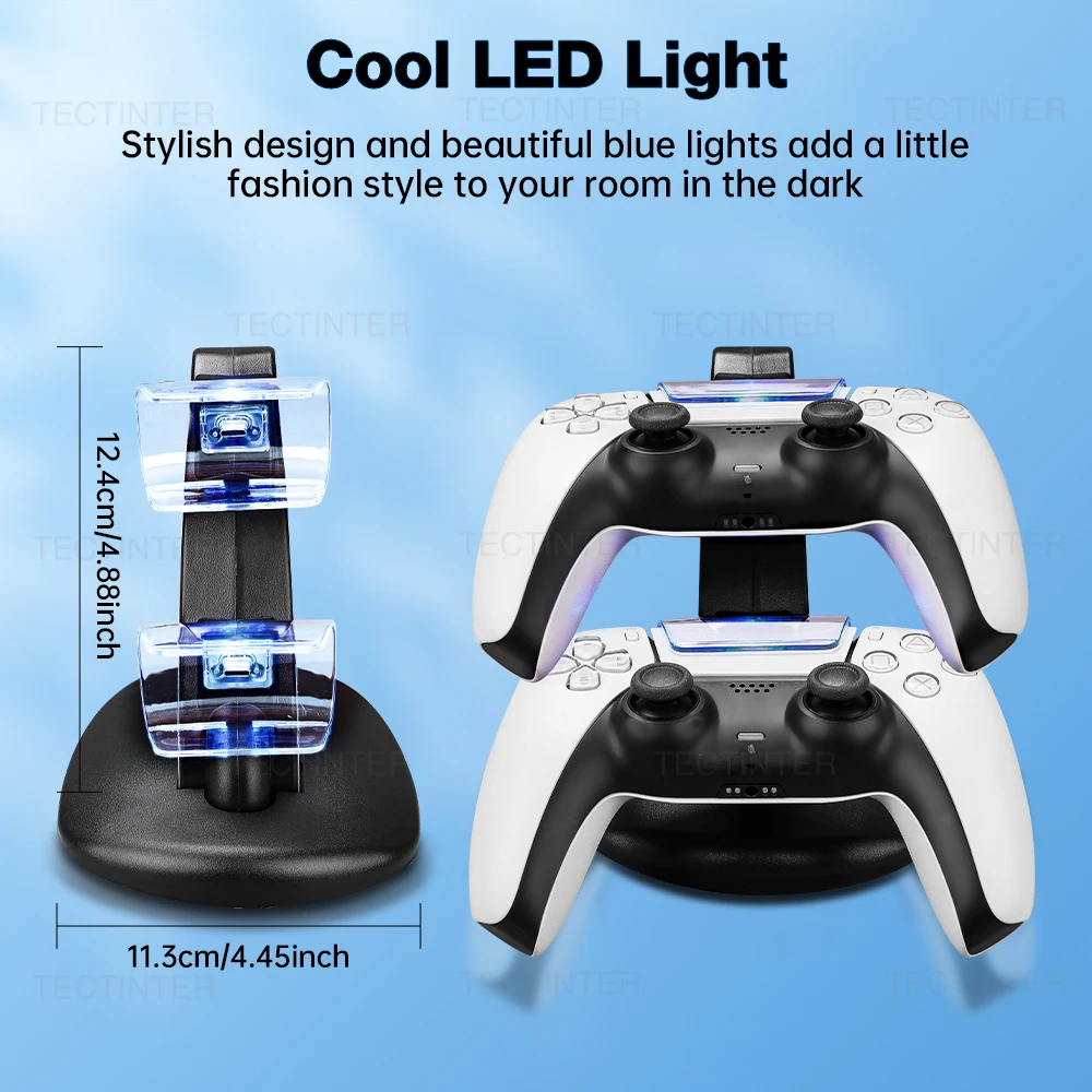 For PS5 Controller Type-C Dual Sense Charging Station Dual Charging Dock Charger Stand for PlayStation 5 Accessories - Image 3