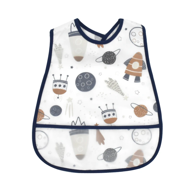 2026 New Cartoon Pattern EVA Waterproof Pocket Lunch Feeding Bibs Adjustable Baby Bibs Cute Children Baby Apron Kids Burp Cloths - Image 19