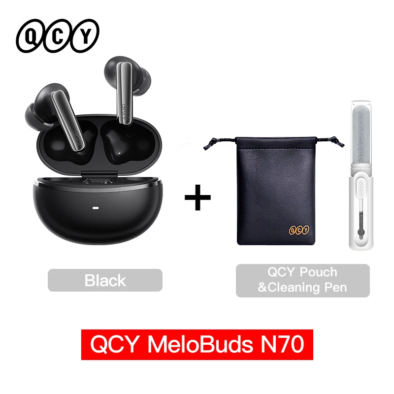QCY MeloBuds N70 Adaptive ANC Wireless Earbuds Bluetooth 6.0 LDAC Hi-Res Audio 6 Mics Wireless Charging Earphones 50Hrs IPX5 - Image 16