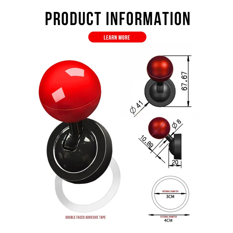 Vtear Universal Car Start Stop Button Cover Interior Metal Ball-Bar One Touch Rocker Sticker Decorative Modification Accessories - Image 4