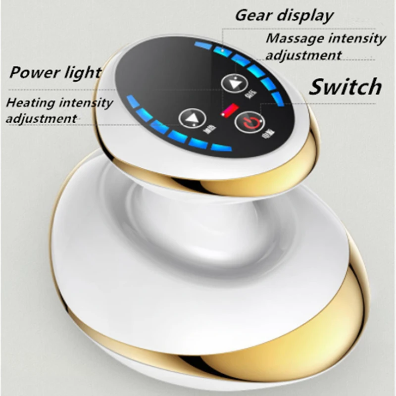 Home Electric Guasha Scraping Massage Cupping Body Massager Vacuum Cans Suction Cup Heating Fat Burner Anti-cellulite Massager - Image 6