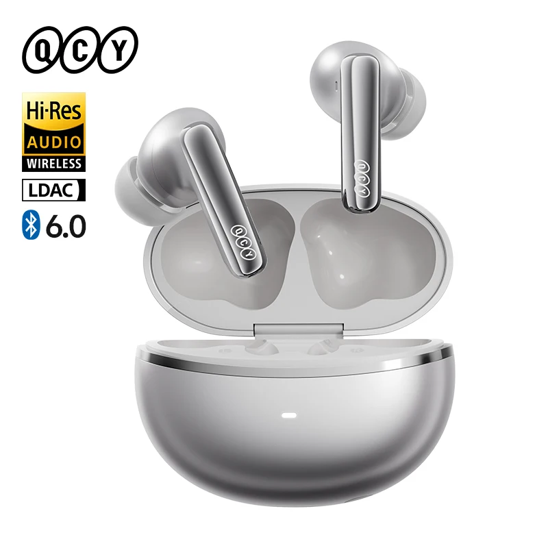 QCY MeloBuds N70 Adaptive ANC Wireless Earbuds Bluetooth 6.0 LDAC Hi-Res Audio 6 Mics Wireless Charging Earphones 50Hrs IPX5 - Image 8