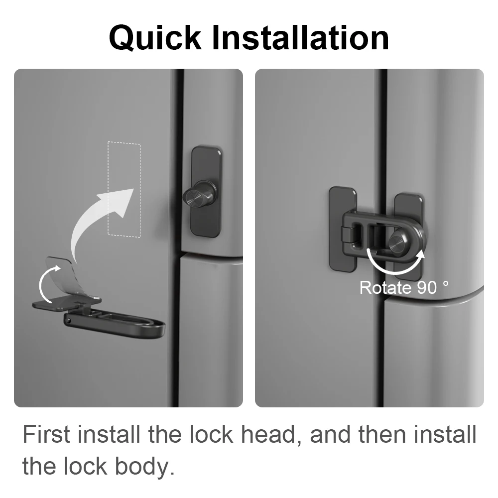 Child Safety Fridge lock Single-Door Refrigerator Door Stopper Baby Protection Kids Safety Care Freezer Lock - Image 4