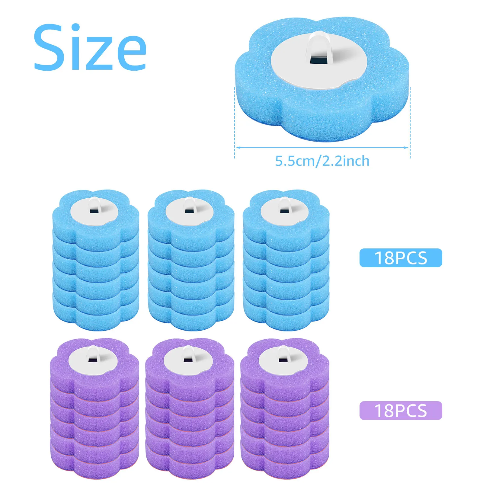 18/36Pcs Toilet Brush With Disposable Replacement Head Kits Upgrade Long Handle Bathroom Cleaning Brush For Home Wc Accessories - Image 8