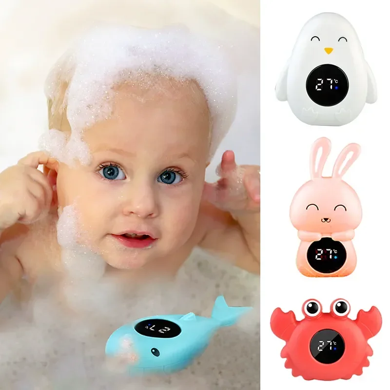 Baby Bath Temperature Meter Floating Digital Water Baby Bath Temperature Meter LED Display Temperature Tester Safety Cartoon - Image 2