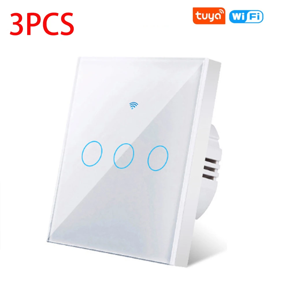 AXUS WiFi Smart Light Switches Touch Switch RF433 No Neutral Wire Smart Home Life Tuya App Control Support Alexa Google Home - Image 14