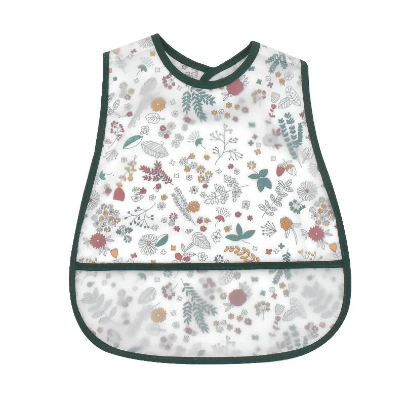 2026 New Cartoon Pattern EVA Waterproof Pocket Lunch Feeding Bibs Adjustable Baby Bibs Cute Children Baby Apron Kids Burp Cloths - Image 15