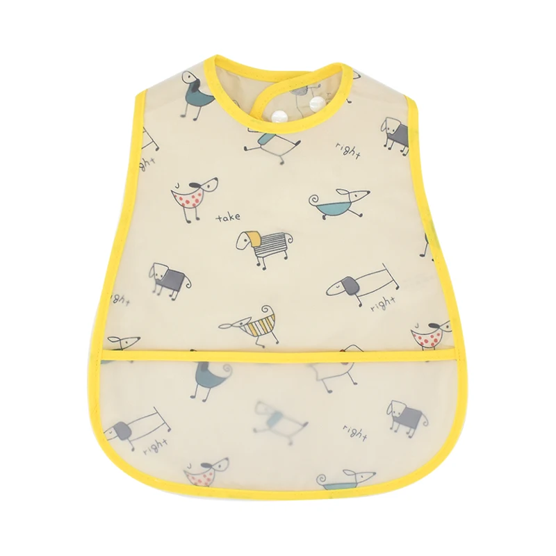 2026 New Cartoon Pattern EVA Waterproof Pocket Lunch Feeding Bibs Adjustable Baby Bibs Cute Children Baby Apron Kids Burp Cloths - Image 27