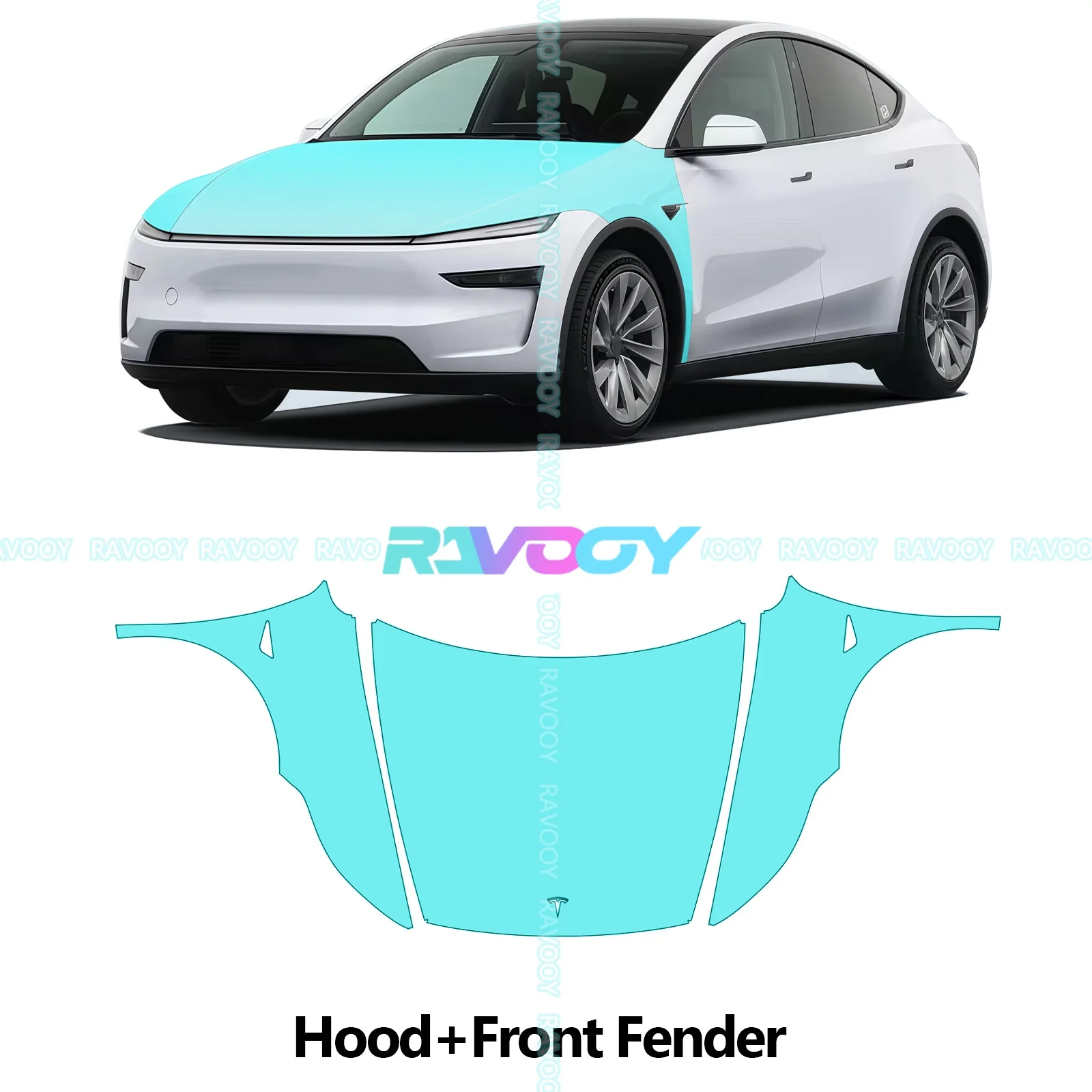 For Tesla Model Y Juniper 2025-2026 8.5Mil Precut PPF Full Vehicle Paint Protection TPU PPF Film Clear Bra - Image 12