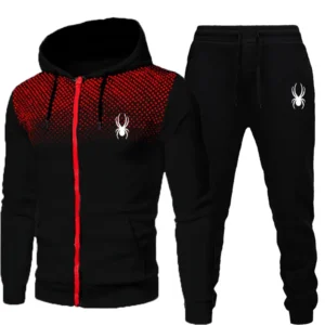 2026 popular two-piece men's sportswear jogging suit sportswear hooded sweatshirt zipper sweatshirt autumn and winter clothing