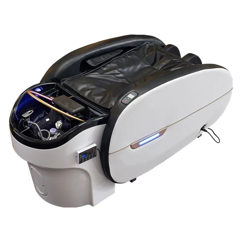 2026 latest Modern intelligent comfortable electric multipurpose hair washing salon table massage shampoo bed - Image 7