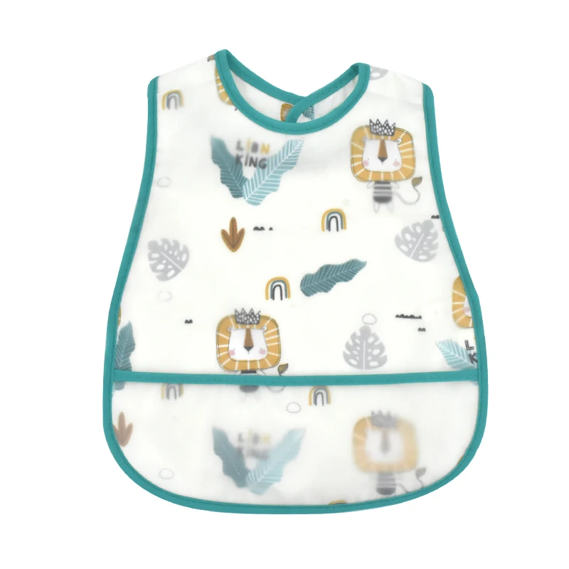 2026 New Cartoon Pattern EVA Waterproof Pocket Lunch Feeding Bibs Adjustable Baby Bibs Cute Children Baby Apron Kids Burp Cloths - Image 32