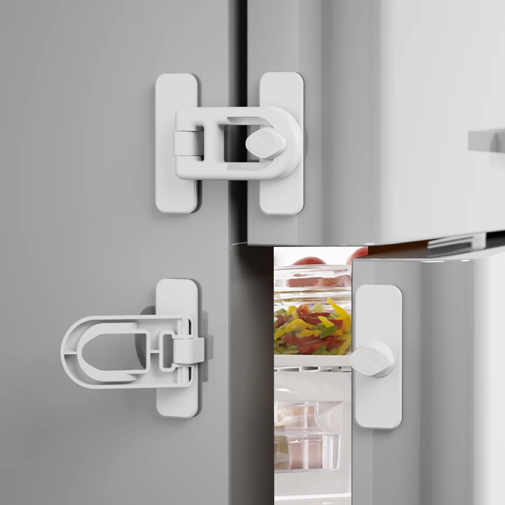 Child Safety Fridge lock Single-Door Refrigerator Door Stopper Baby Protection Kids Safety Care Freezer Lock - Image 2