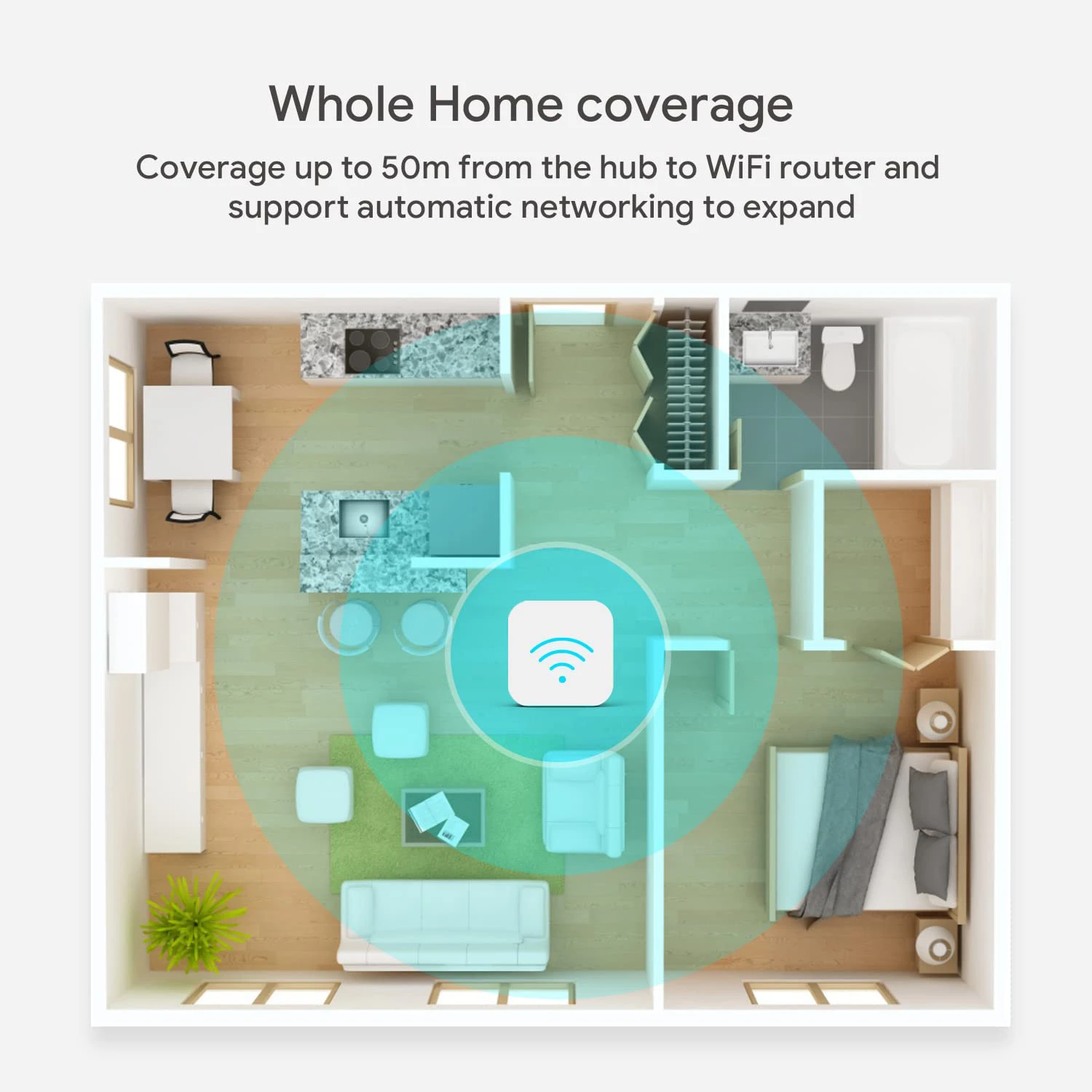 Tuya Zigbee 3.0 Gateway Hub Smart Home Wireless Bridge Smart Life APP Remote Control Automation Device Works with Alexa Google - Image 5