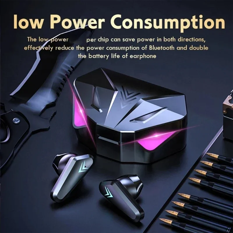 X15 TWS Wireless Bluetooth Headset LED Display Gamer Earbuds with Mic Wireless Headphones Noise Cancelling Bluetooth Earphones - Image 5
