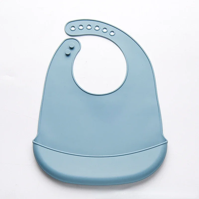 Baby Bib Adjustable Waterproof Bibs Babies Soft Edible Silicone Newborn Saliva Dripping Towel Drooling Children Scarf BPA Free - Image 7