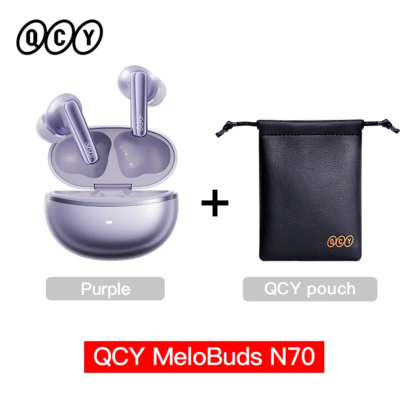 QCY MeloBuds N70 Adaptive ANC Wireless Earbuds Bluetooth 6.0 LDAC Hi-Res Audio 6 Mics Wireless Charging Earphones 50Hrs IPX5 - Image 15