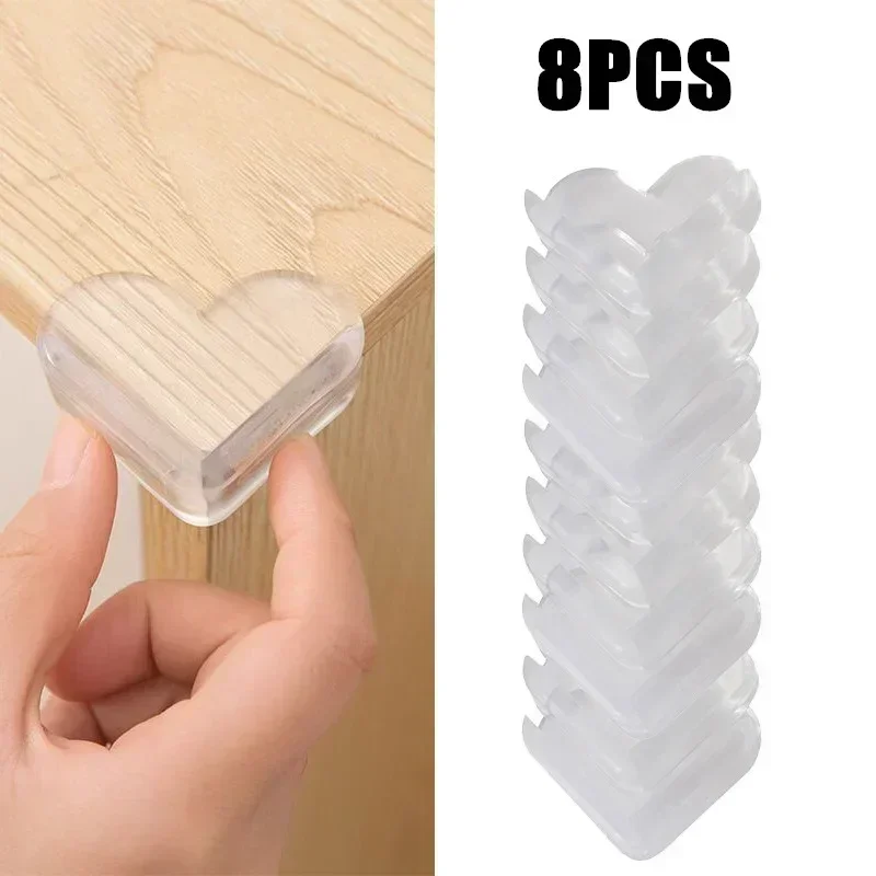 Transparent PVC Baby Protection Strip with Double-Sided Tape Anti-Bumb Kid Safety Table Edge Furniture Guard Corner L Protectors - Image 17