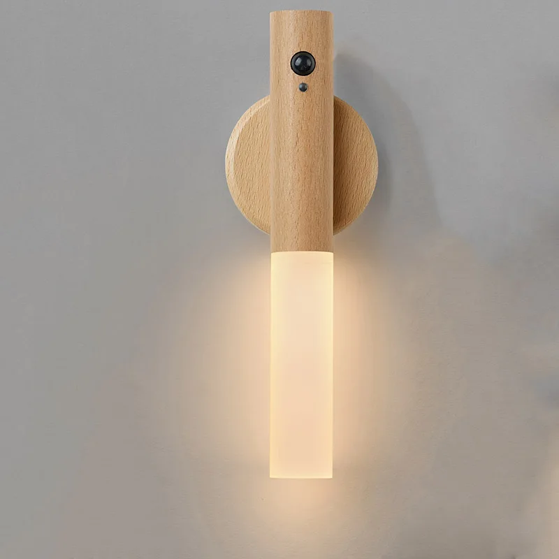 Smart Motion Sensor Night Light LED Rechargeable Magnetic Wall Lamp Portable for Hallway Bedroom Stairs Bathroom Cabinets Decor - Image 13