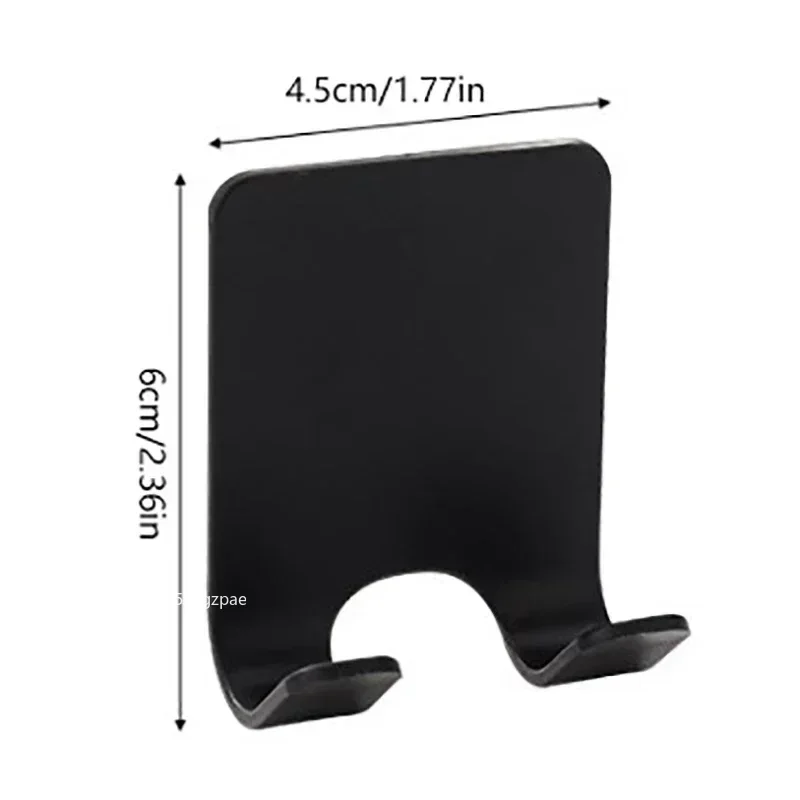 1/2/4PCS Adhesive Razor Holder Wall Mounted Bathroom For Shower Hook Rack Shaver Holder Plastic Hook Holder Razor Rack - Image 5
