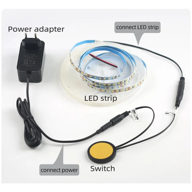 DC12V 24V Penetrable Smart Sensor 5A 60W Wood Board Touch Switch for Cabinet LED Light Touch Switch - Image 6