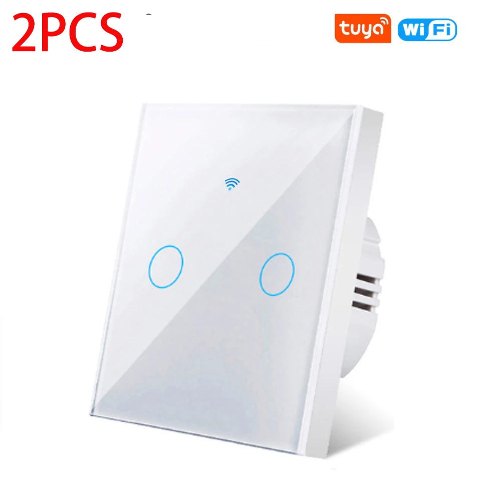 AXUS WiFi Smart Light Switches Touch Switch RF433 No Neutral Wire Smart Home Life Tuya App Control Support Alexa Google Home - Image 23