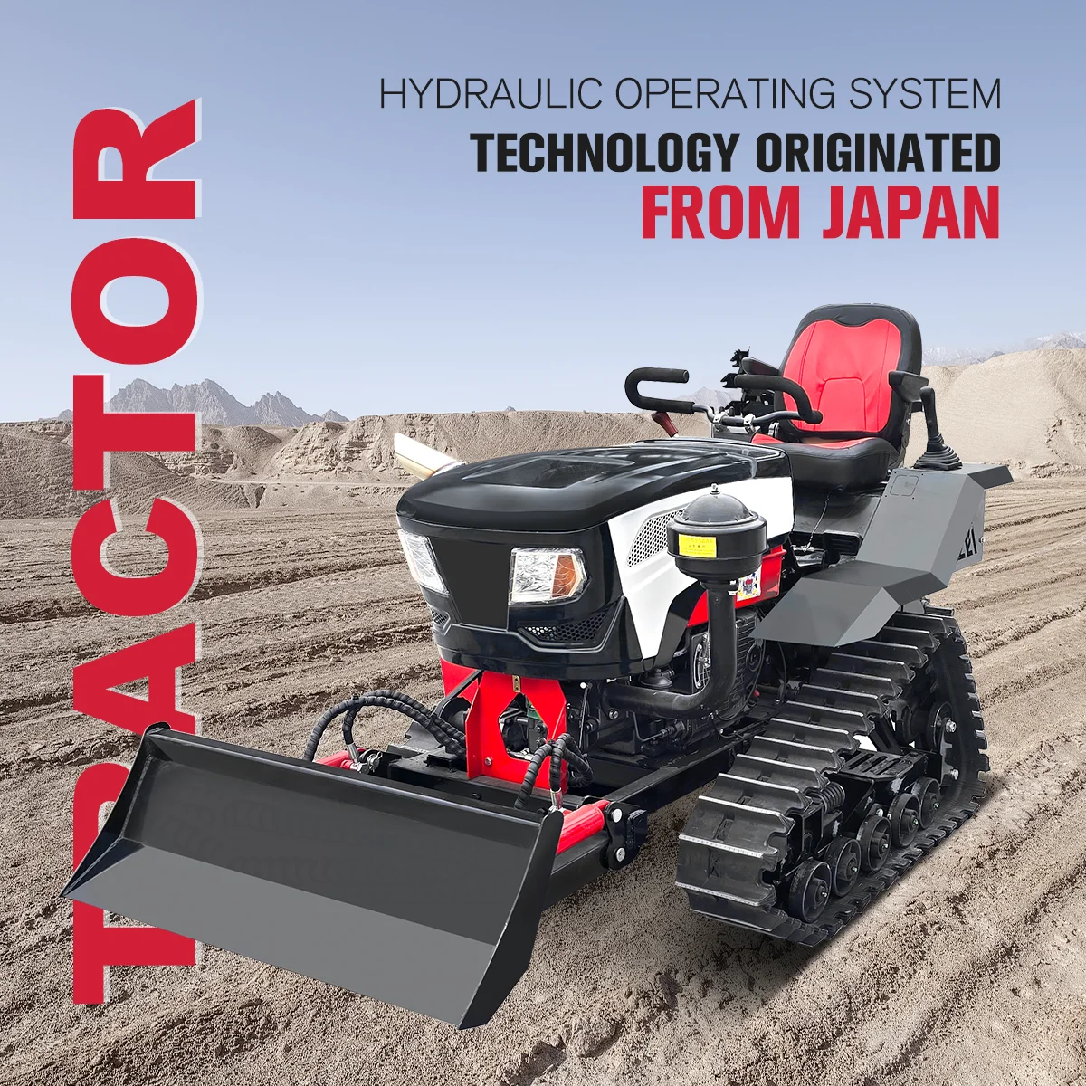 2025 New Rubber Track Crawler Traktor 25hp 35 Hp 50 Hp 60hp 80hp 100 Hp Farm Crawler Mini Tractor 4x4 Agriculture - Image 2