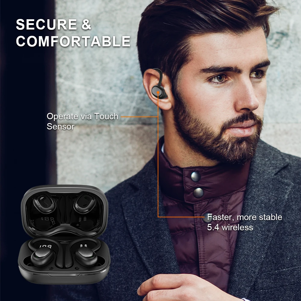 Original Sony SP180 True Wireless Headphones Bluetooth Earphones Ear-hook Headsets HiFi Sports Music Headset with Mic - Image 2