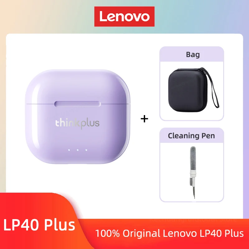 Lenovo LP40 II Earphones Original LP40 plus TWS Wireless Bluetooth 5.3 Headphones Sport Noise Reduction Touch Control Earbudss - Image 17