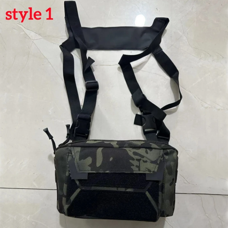 Fishing Vest Bag Men's Camo Fishing Lures Utility Tackle Chest Bags Waist Pack Outdoor Mountaineering Camping Hiking Hunting - Image 11