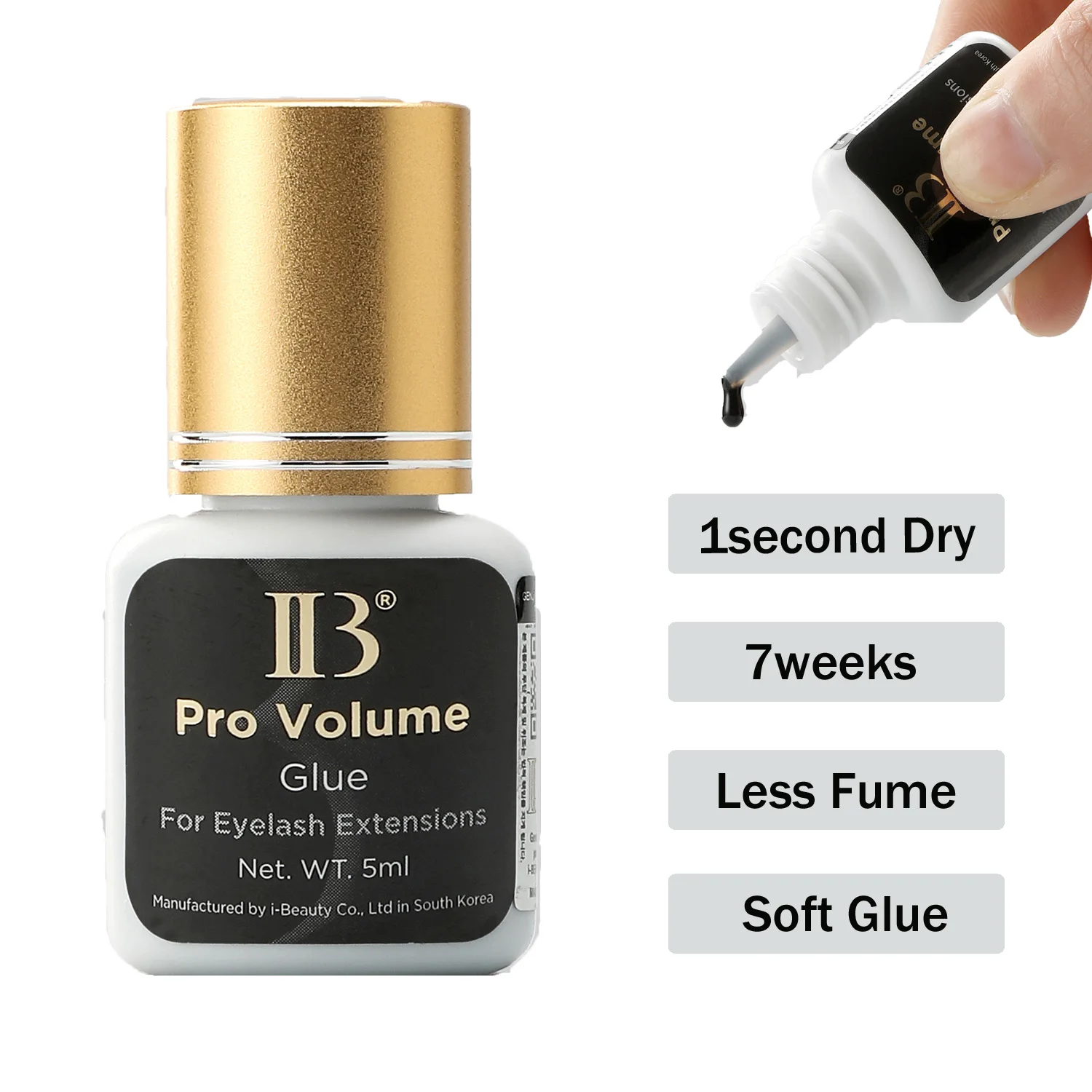 Original IB Lash Glue Super Plus Hyper Bond New Master Glue I-Beauty Eyelash Extension Adhesive Long Lasting Fast Dry Korea Glue - Image 9