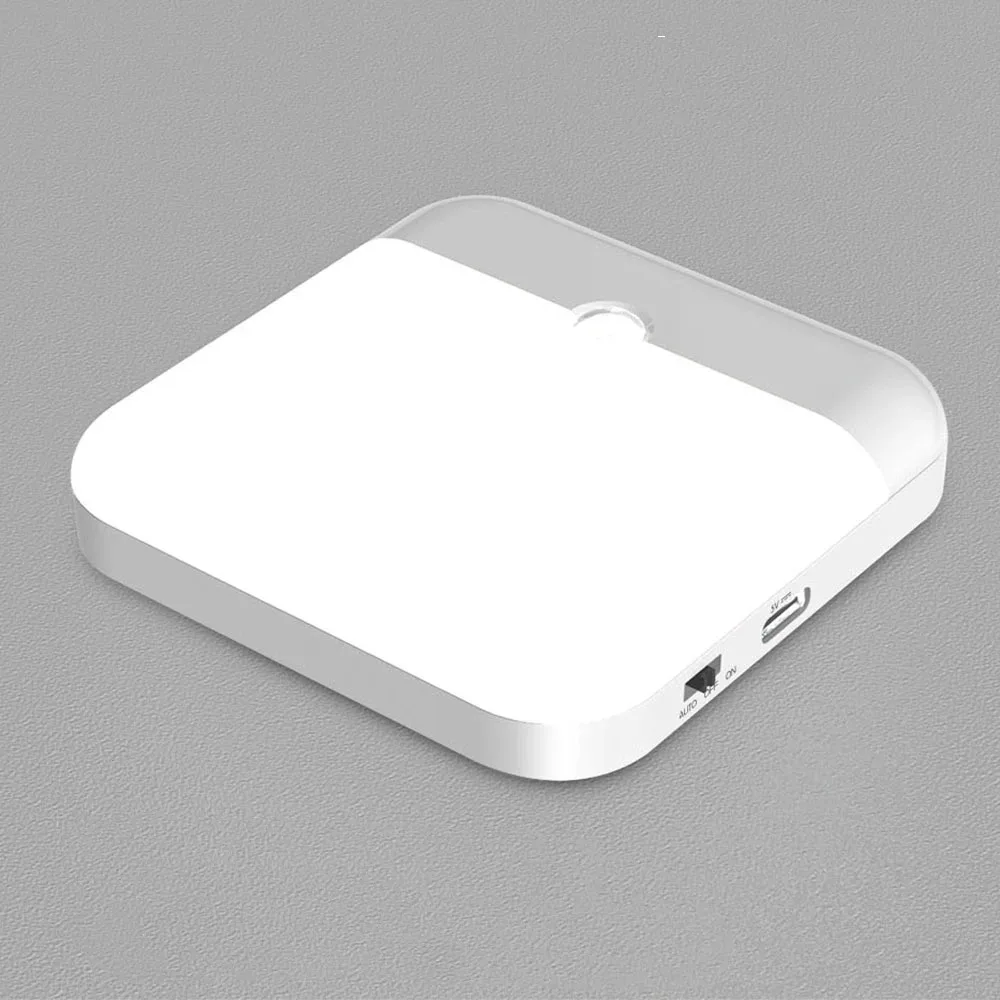Motion Sensor Led Light Usb Charging Square Lamp for Bedroom Kitchen Stair Hallway Wardrobe Cupboard Lighting - Image 5