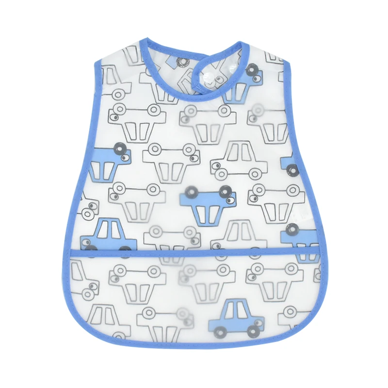 2026 New Cartoon Pattern EVA Waterproof Pocket Lunch Feeding Bibs Adjustable Baby Bibs Cute Children Baby Apron Kids Burp Cloths - Image 25