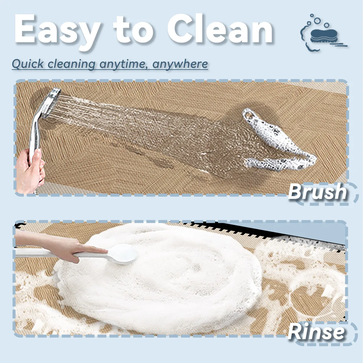 Luxury Vintage Diatomite Bath Mat Bathroom Carpet Super Absorbent Shower Foot Mats Non Slip Quick Dry Toilet Room Rugs Doormat - Image 4