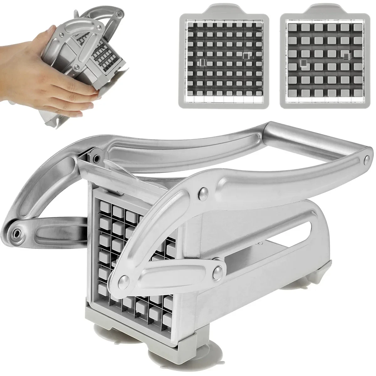 1pc Stainless Steel Manual Potato Cutter French Fries Slicer Potato Chips Maker Meat Chopper Dicer Cutting Machine Tools - Image 6