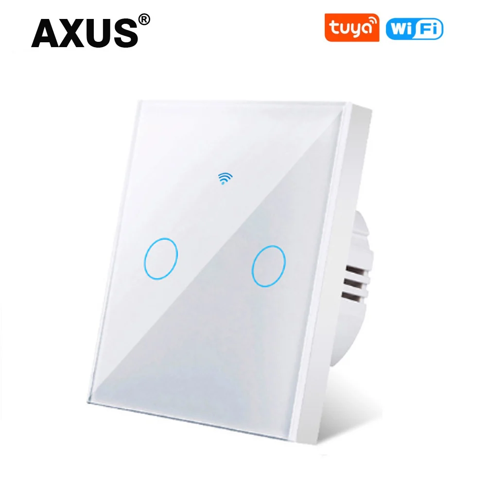 AXUS WiFi Smart Light Switches Touch Switch RF433 No Neutral Wire Smart Home Life Tuya App Control Support Alexa Google Home - Image 8