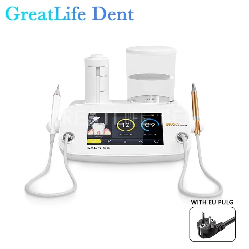 GreatLife Dental Ultrasonic Scaler Machine & Air Polishing 2-in-1 Sandblesting Machine for Periodontal Therapy Teeth Whitening - Image 11