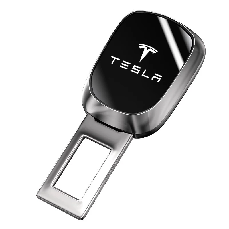 Car Seat Belt Extend Alloy Fastener Safety Strap Buckle Extender For Tesla Model 3 Model S Model X Model Y Cybertruck Roadster - Image 7