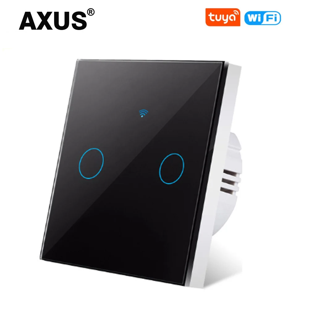 AXUS WiFi Smart Light Switches Touch Switch RF433 No Neutral Wire Smart Home Life Tuya App Control Support Alexa Google Home - Image 11