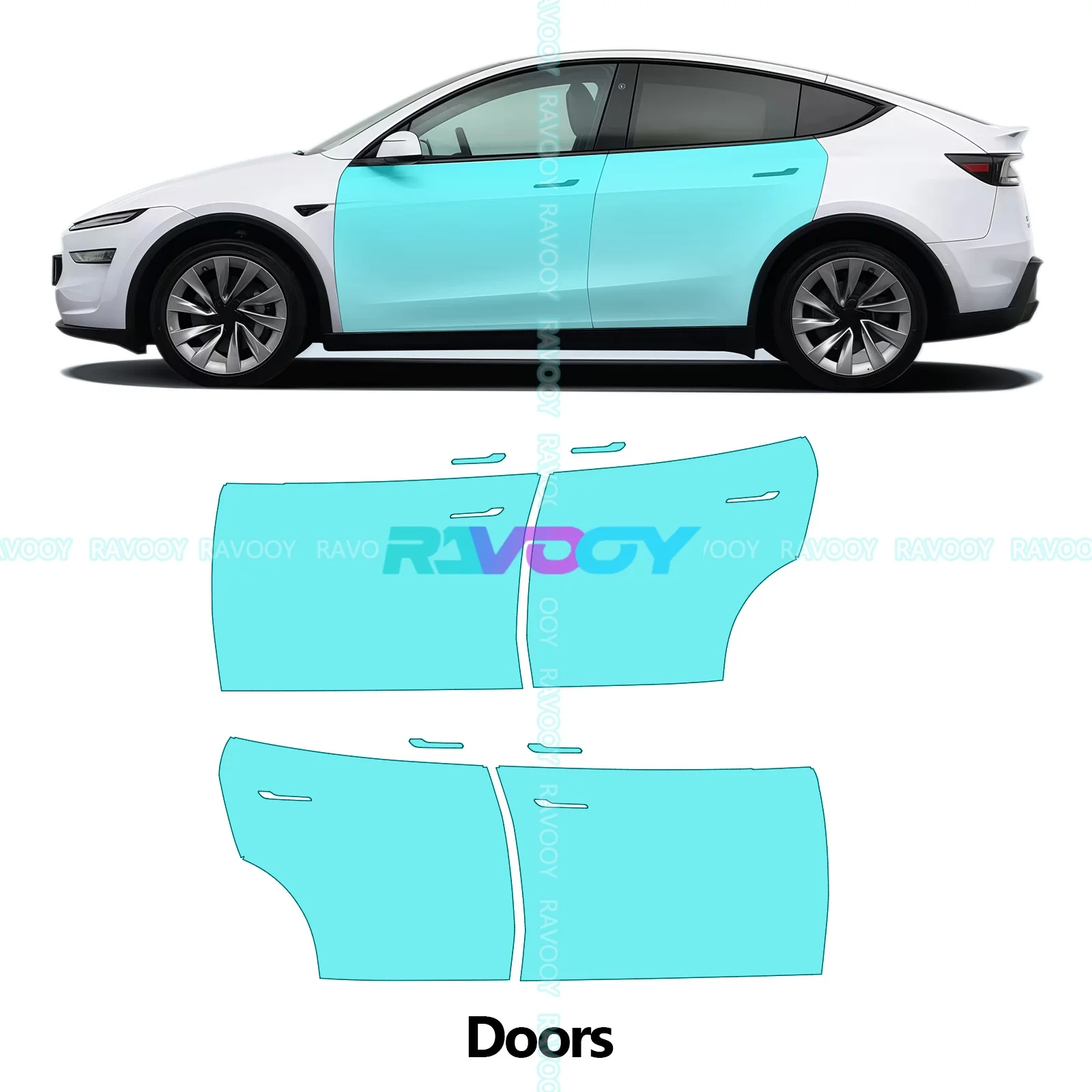 For Tesla Model Y Juniper 2025-2026 8.5Mil Precut PPF Full Vehicle Paint Protection TPU PPF Film Clear Bra - Image 14