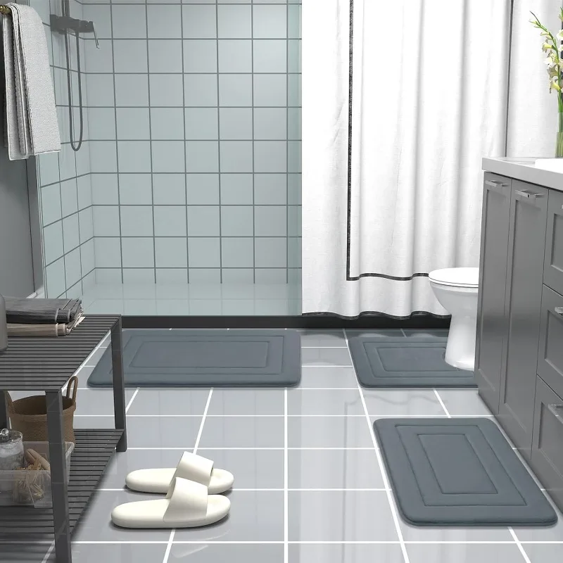 Absorbent Non-Slip Bath Mat | Comfortable Standing Pad for Living Room, Bedroom . 1-psc - Image 6