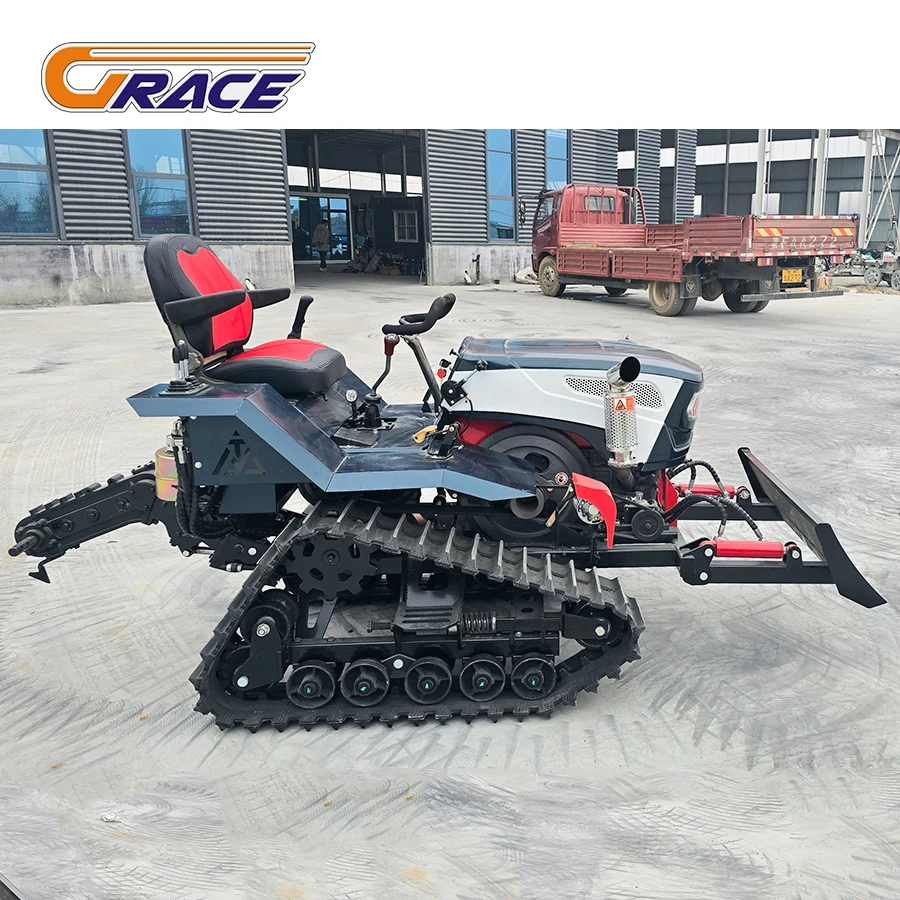 2025 New Rubber Track Crawler Traktor 25hp 35 Hp 50 Hp 60hp 80hp 100 Hp Farm Crawler Mini Tractor 4x4 Agriculture - Image 3
