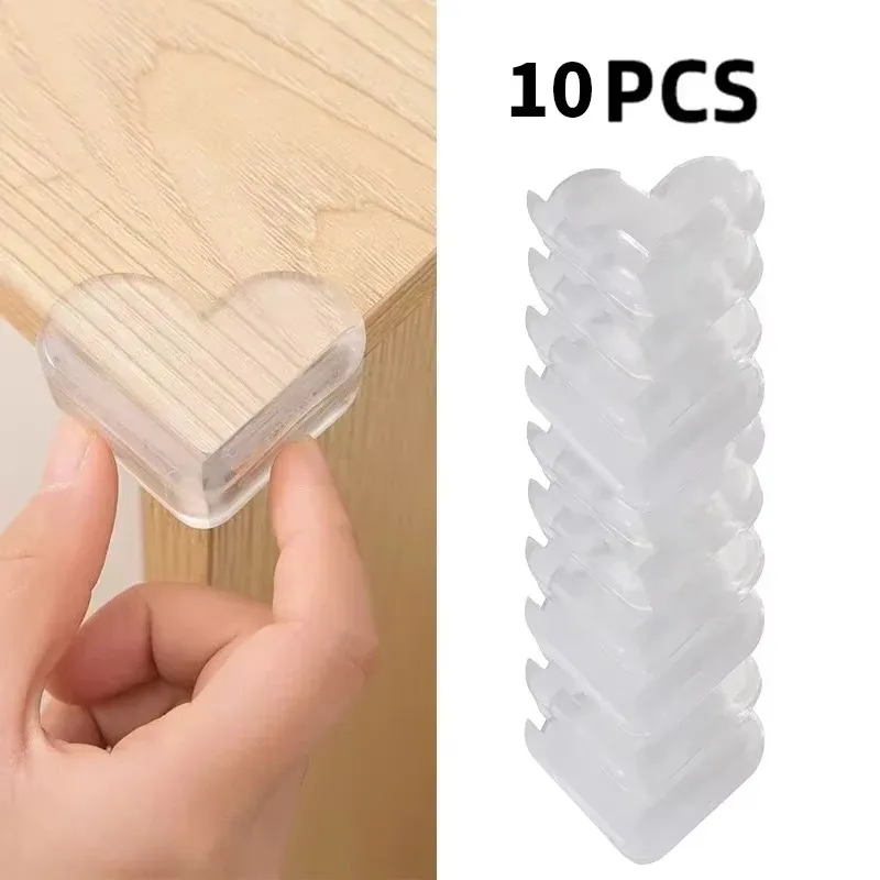 Transparent PVC Baby Protection Strip with Double-Sided Tape Anti-Bumb Kid Safety Table Edge Furniture Guard Corner L Protectors - Image 15