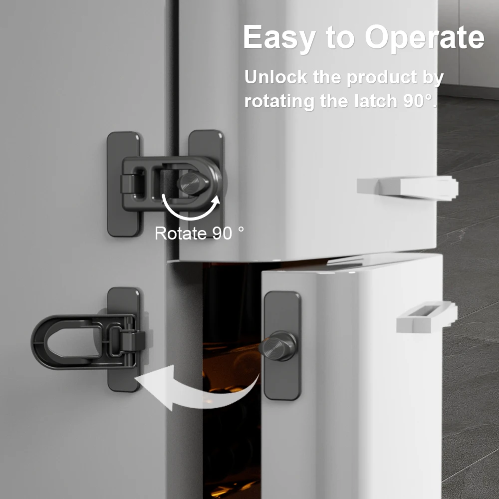 Child Safety Fridge lock Single-Door Refrigerator Door Stopper Baby Protection Kids Safety Care Freezer Lock - Image 6