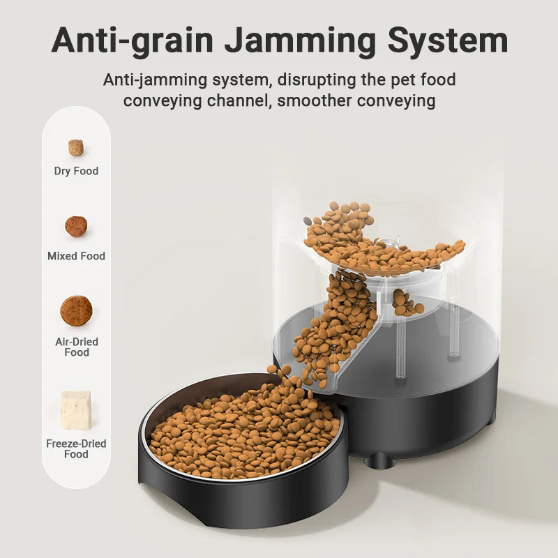 ROJECO Automatic Pet Feeder 2L Smart Cat Food Kibble Dispenser Wi-Fi App Remote Control Auto Dog Feeder For Cat Pet Accessories - Image 4