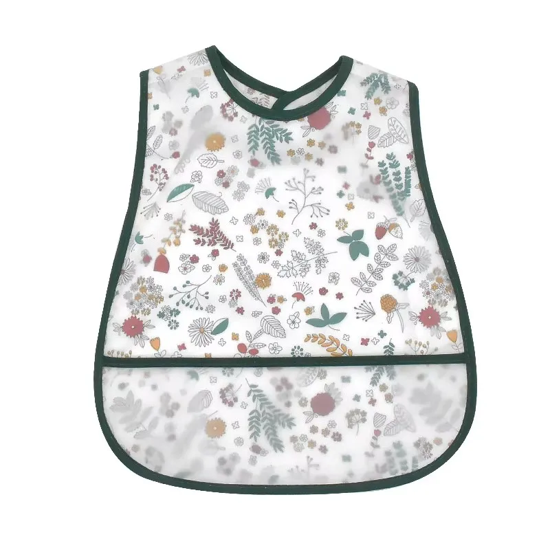 2026 New Cartoon Pattern EVA Waterproof Pocket Lunch Feeding Bibs Adjustable Baby Bibs Cute Children Baby Apron Kids Burp Cloths - Image 31